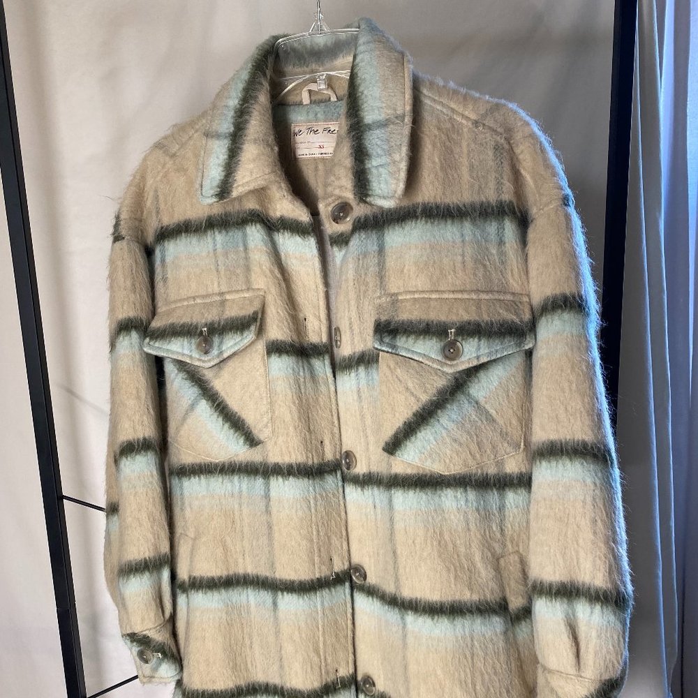 Free People We The Free Shirt Jacket Size XS *Like New*